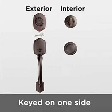 Kwikset Belleview Front Door Lock Set with SmartKey Security