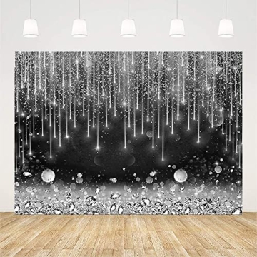 AIBIIN Glitter Backdrop for Events and Photography