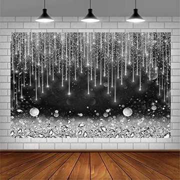 AIBIIN Glitter Backdrop for Events and Photography