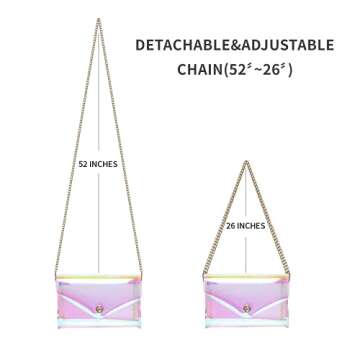 Vorspack Shiny Transparent Jelly Purse for Women