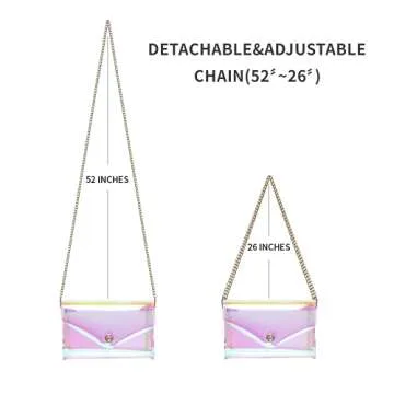 Vorspack Shiny Transparent Jelly Purse for Women