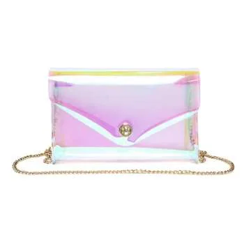 Vorspack Shiny Transparent Jelly Purse for Women