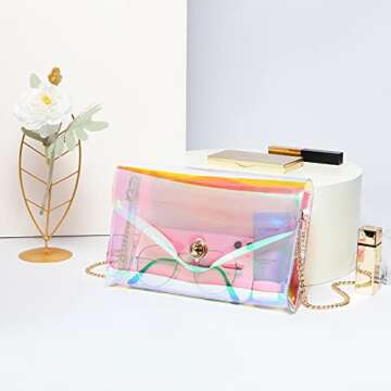 Vorspack Shiny Transparent Jelly Purse for Women
