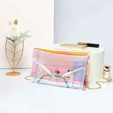 Vorspack Shiny Transparent Jelly Purse for Women
