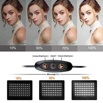 FUDESY Video Lights Dimmable USB Studio Lighting Kit