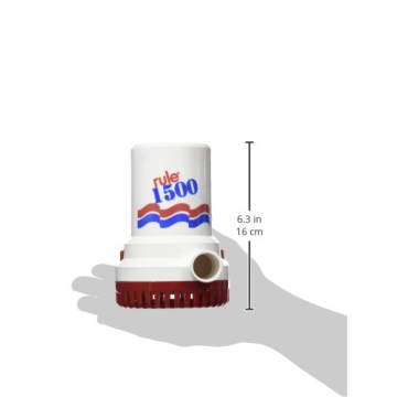 Rule 1500 GPH Bilge Pump | Reliable Boat Water Management