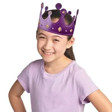 Mardi Gras Glittering Foil Crowns - Dazzling Party Accessory