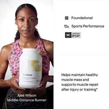 THORNE Whey Protein Isolate - 21 Grams of Easy-to-Digest Whey Protein Powder - NSF Certified for Sport - Vanilla Flavored - 29.5 Ounces - 30 Servings