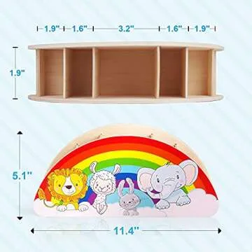 SpringFlower Rainbow Organizer for Kids - Fun & Functional