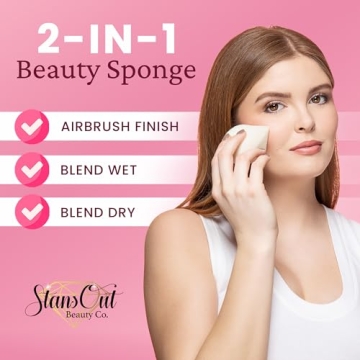 StansOut Makeup Blender Sponge for Airbrush Finish