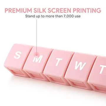 2 Pack Extra Large Pill Organizer for Vitamins and Pills