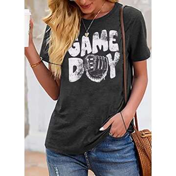 Vintage Leopard Baseball Mom Graphic Shirt for Women