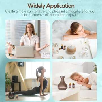 Essential Oils Set -Essential Oils - 100% Natural Essential Oils-Perfect for Diffuser, Humidifier,Aromatherapy, Massage,Skin & Hair Care,30x5 ml(0.17fl.oz