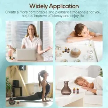 Essential Oils Set -Essential Oils - 100% Natural Essential Oils-Perfect for Diffuser, Humidifier,Aromatherapy, Massage,Skin & Hair Care,30x5 ml(0.17fl.oz