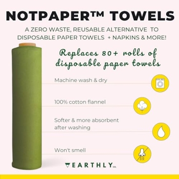 Eco-Friendly Reusable Paper Towels - Save Money & Planet