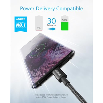 Anker 60W Fast Charging USB C to C Cable (3.3FT)