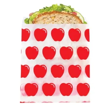 LunchSkins Sealable Paper Sandwich Bags – 50 Count