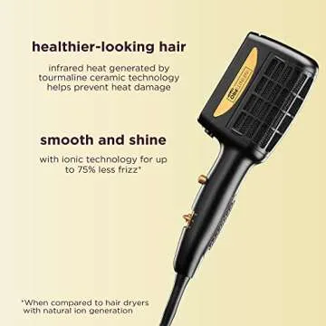 INFINITIPRO BY CONAIR 3-in-1 Hair Dryer with Attachments