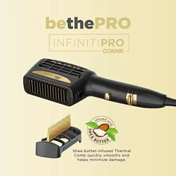 INFINITIPRO BY CONAIR 3-in-1 Hair Dryer with Attachments