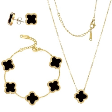 HighSpark Necklace Pendant Earring Bracelet Set | Elegant Jewelry Gift for Women