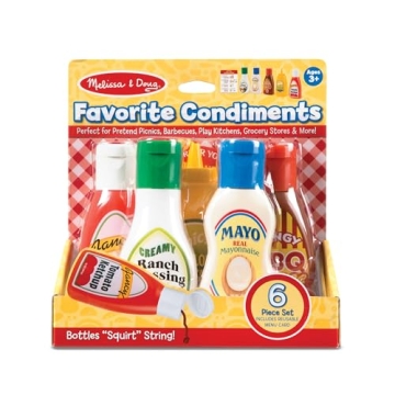 Melissa & Doug Condiments Play Food Set for Kids