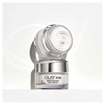 Olay Vitamin C Brightening Eye Cream to Help Reduce Dark Circles, Brightening Cream, 0.5 Fl Oz