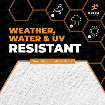 Heavy Duty Water Resistant White Poly Tarp for All Uses