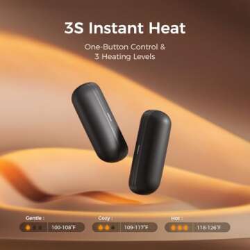 OCOOPA 2 in 1 Rechargeable Hand Warmers for Outdoors