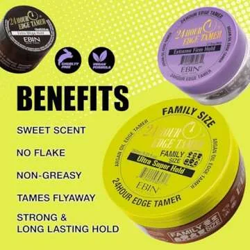 EBIN 24 Hour Edge Tamer - Strong Hold & No Flaking