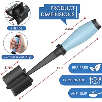 Heat Resistant Nylon Meat Chopper for Delicious Burgers
