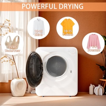 120V 800W Portable Clothes Dryer for Small Spaces