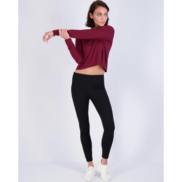 Women's Quick Dry Crop Tops for Yoga Gym Casual Wear