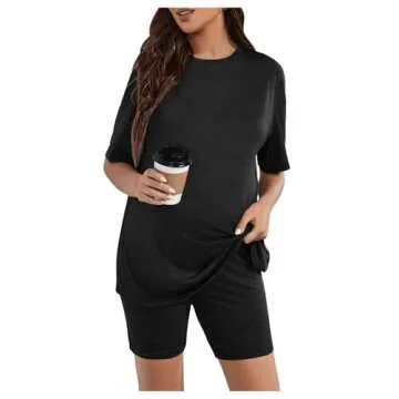 Comfortable SOLY HUX Women's Maternity Pajama Set