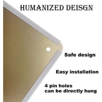 WZVZGZ Myrtle Beach Sign, Myrtle Beach, South Carolina Beach, South Carolina, State Decor, Beach Decor Sign, Home State Decor - Metal Sign6x8 inches