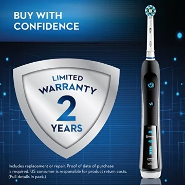 Oral-B Pro 7000 SmartSeries Electric Toothbrush with Bluetooth Connectivity, Black (Packaging May Vary)