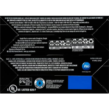 Oral-B Pro 7000 SmartSeries Electric Toothbrush with Bluetooth Connectivity, Black (Packaging May Vary)