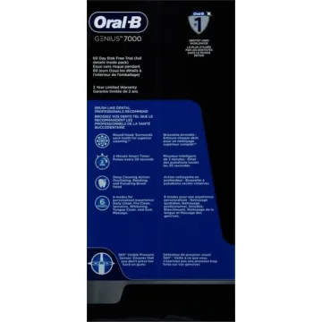 Oral-B Pro 7000 SmartSeries Electric Toothbrush with Bluetooth Connectivity, Black (Packaging May Vary)