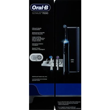 Oral-B Pro 7000 SmartSeries Electric Toothbrush with Bluetooth Connectivity, Black (Packaging May Vary)