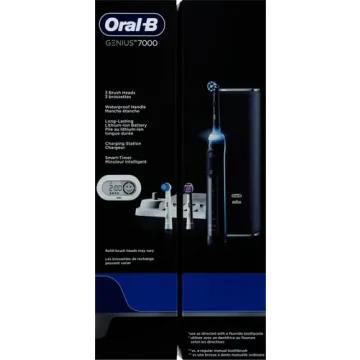 Oral-B Pro 7000 SmartSeries Electric Toothbrush with Bluetooth Connectivity, Black (Packaging May Vary)