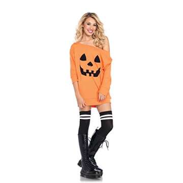 Leg Avenue Casual Jersey Pumpkin Dress for Halloween