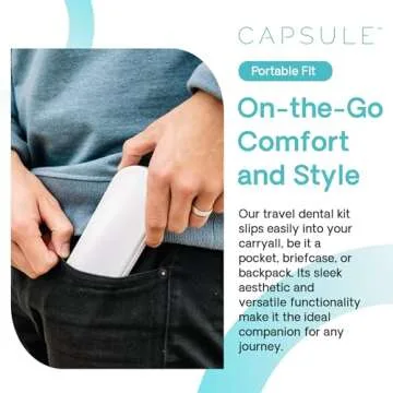 Capsule Dental Retainer Travel Case for Aligners & Mouthguards