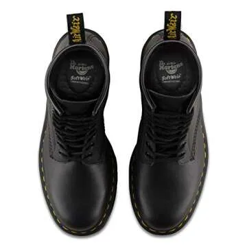 Dr. Martens 1460 Originals 8-Eye, Unisex, Black, Soft Toe, Slip Resistant, 6 Inch Work Boot (11.0 MW)