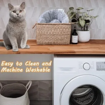 Cozy Cat Bed 20 Inch for Small Dogs and Cats Washable