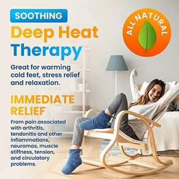 Microwaveable Booties for Cold Feet Relief and Comfort