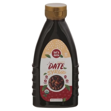 Let’s Date | Organic Date Syrup | Healthier Sugar Substitute | NO Added Sugar | Vegan | Paleo | Gl...
