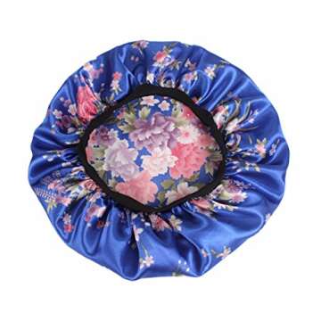 Qhome Luxury Satin Bonnet Cap for Comfortable Sleep