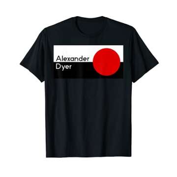 Stylish Alexander Dyer Logo T-Shirt - Comfort Meets Class