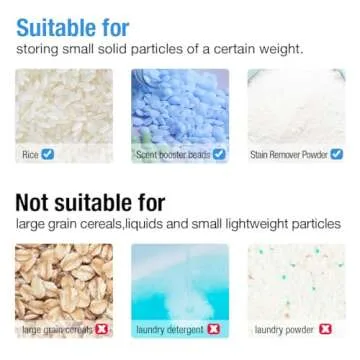 Conworld Scent Booster Beads Dispenser, Wall-Mounted for Laundry Beads, Laundry Room Organization, for Scent Booster, Laundry Beans