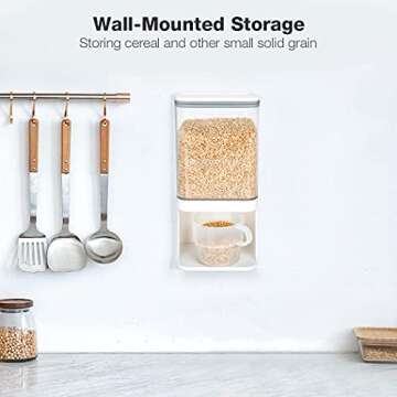 Conworld Scent Booster Beads Dispenser, Wall-Mounted for Laundry Beads, Laundry Room Organization, for Scent Booster, Laundry Beans