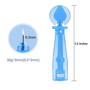 Professional 50pcs Disposable Blackhead and Blemish Remover Tools for Acne, Whitehead, Comedone Removal - Pimple Popper Set for Salon and Home Use